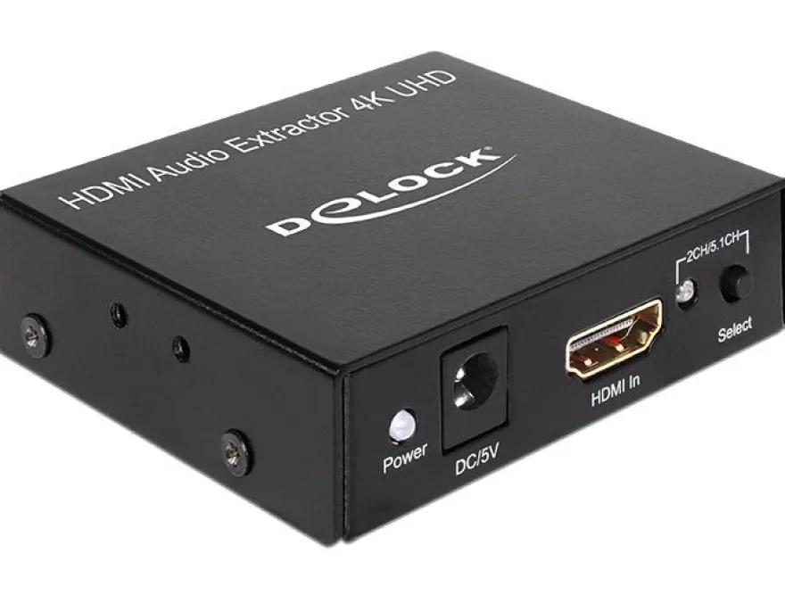 Delock HDMI Stereo / 5.1 Kanal Audio Extractor 4K
