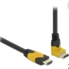 Delock High Speed HDMI Kabel Stecker gerade zu Stecker 90° oben gewinkelt 2 m