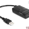 Delock Isolator USB 2.0 Typ-A Stecker zu Buchse