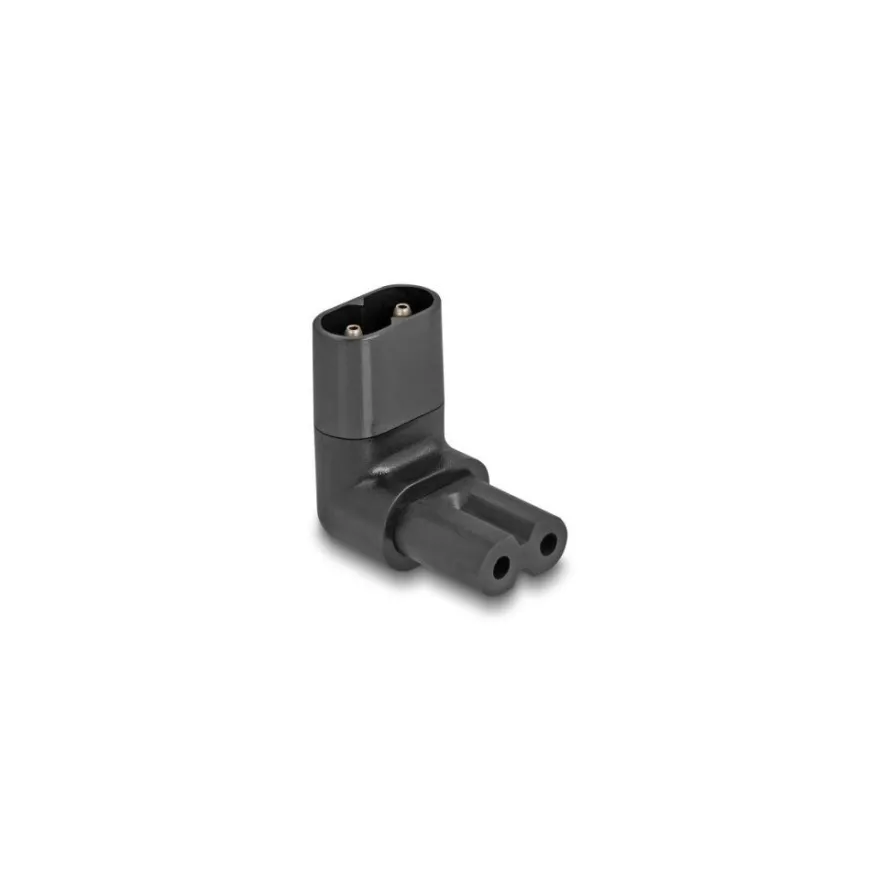 DELOCK Netzadapter IEC 60320 - C8 auf C7, Stecker / Buchse