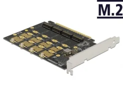 Delock PCI Express x16 Karte zu 4 x intern NVMe M.2 Key M - Bifurcation