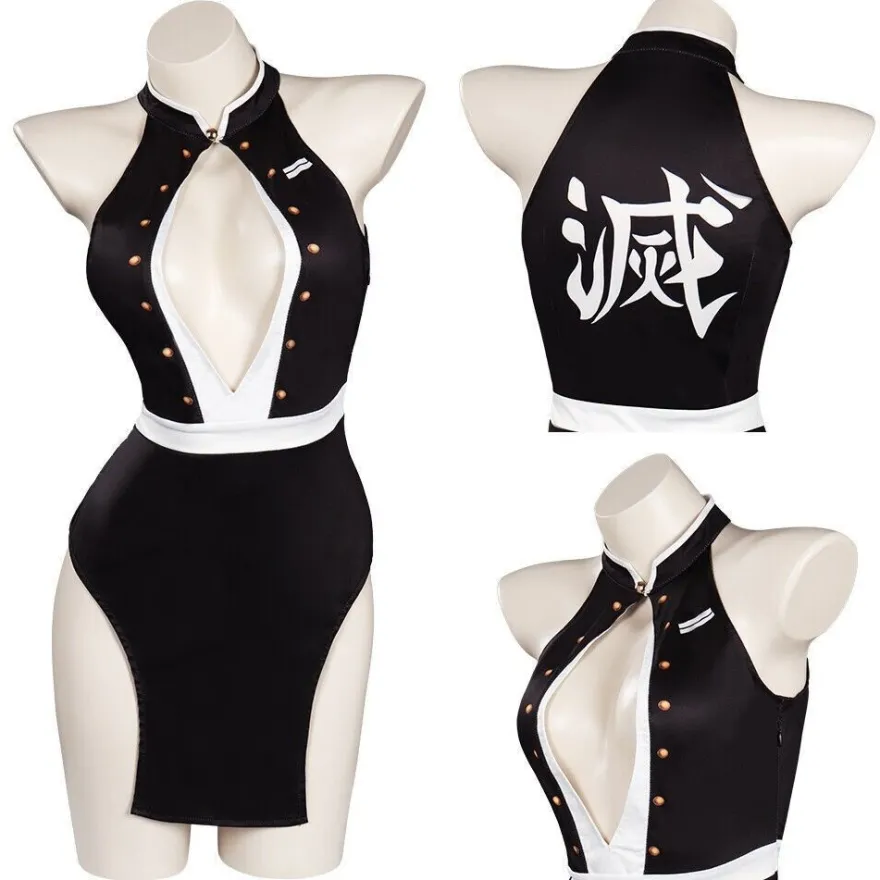Demon Slayer Uzui Tengen Cosplay Kostum Damen Bademode Karneval Party Anzug