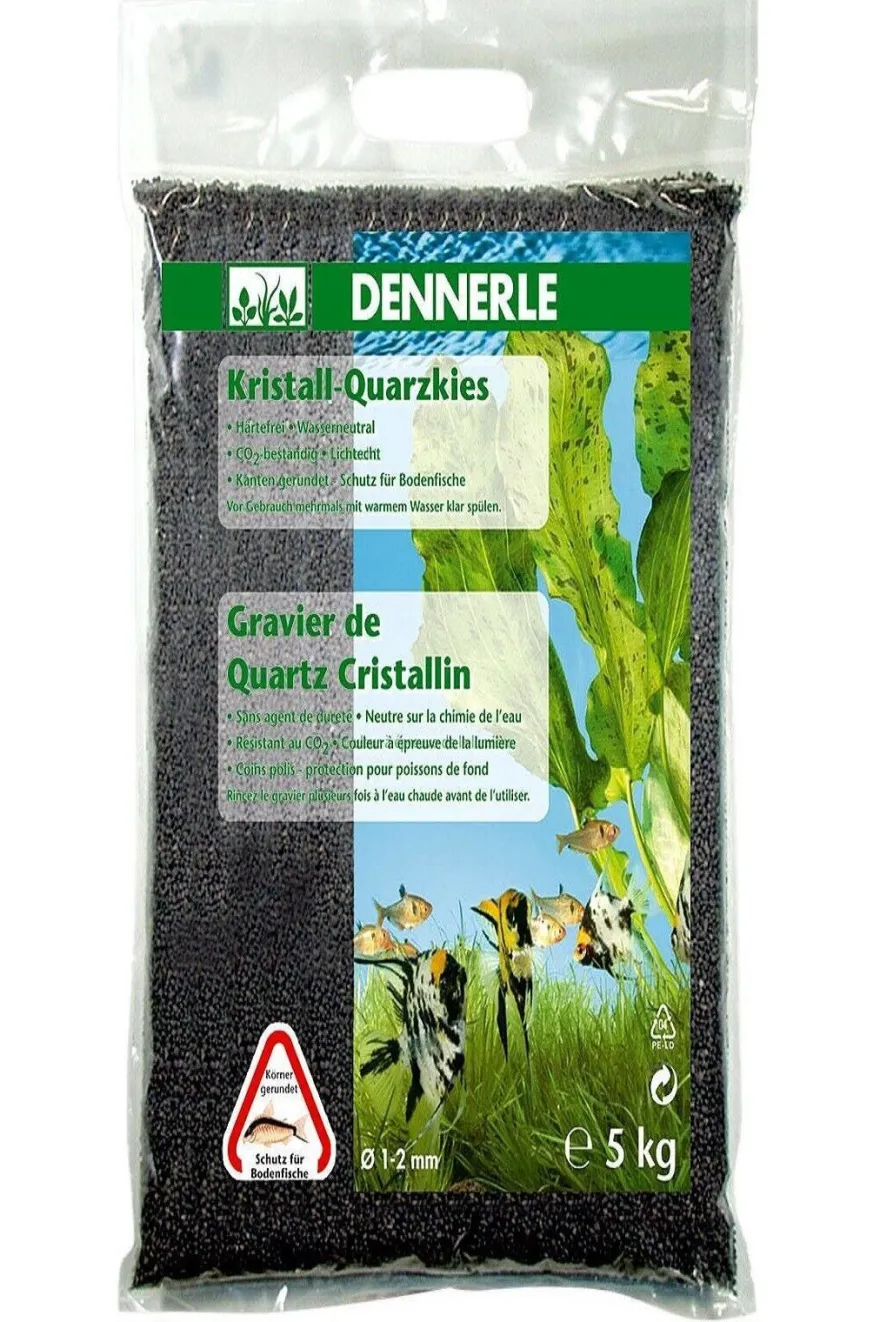 Dennerle Kristall-Quarzkies schiefergrau 5 Kg
