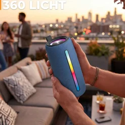 Denver BTL-360 Bluetooth-Lautsprecher, 2×50W, mit RGB-Beleuchtung