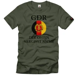 Der OSTEN vergist nicht ! DDR NVA Volksarmee Ostdeutschland T-Shirt #24379