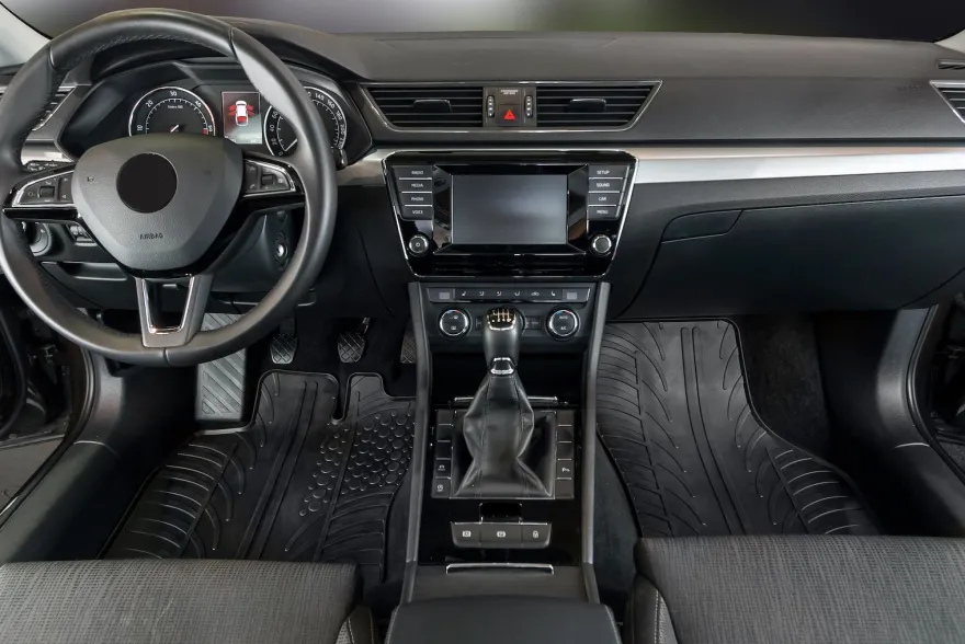 Design Gummi Fußmatten passend für VW T6.1 Transporter, Multivan, California 10.2019>