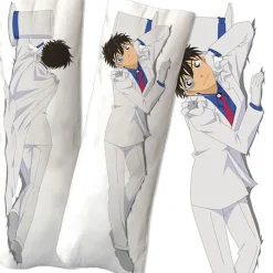 Detective Conan Long Throw Kissenbezug Doppelseitig Puppe Kissen Cover Bettwäsche