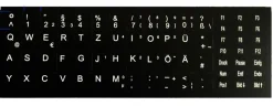Deutsche Tastaturaufkleber Dell Laptop Tastatur Aufkleber Stickers bk. 69 Tasten