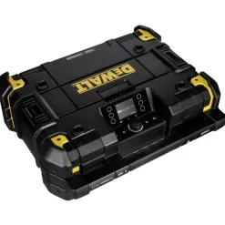 DeWALT TSTAK DWST1-81078-QW - Akku-/Netz-Baustellenradio mit Bluetooth, spritzwasserg