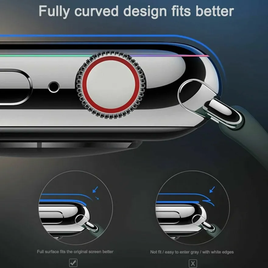 3D Hydrogel Film Panzerfolie Für Apple Watch 1|2|3 Full Cover Protection 38|42mm