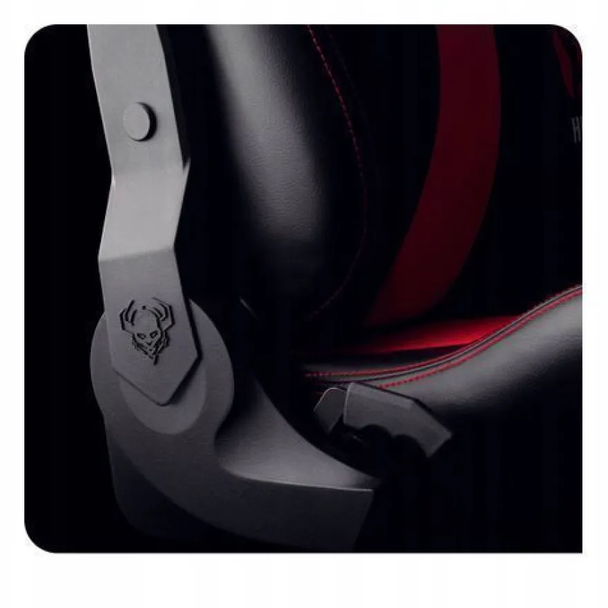 Diablo X-Horn Gaming Stuhl Bürostuhl Schreibtischstuhl Schwarz-Rot, Größe Small