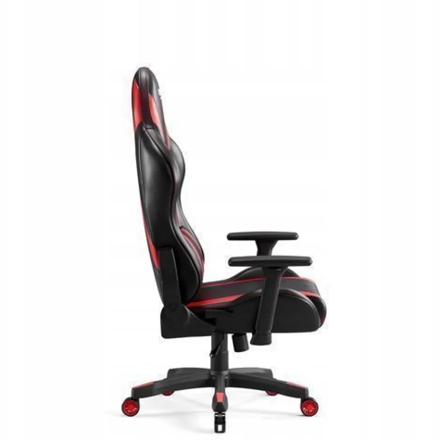 Diablo X-Horn Gaming Stuhl Bürostuhl Schreibtischstuhl Schwarz-Rot, Größe Small