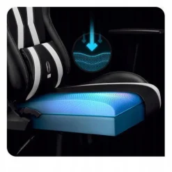 Diablo X-Horn Gaming Stuhl Bürostuhl Schreibtischstuhl Schwarz-Weiß, Größe Normal