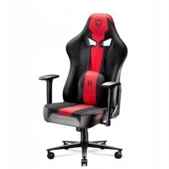 Diablo X-Player Gaming Stuhl Bürostuhl Schreibtischstuhl Anthrazit-Rot, Größe: Normal