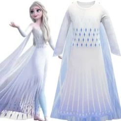 Die Eiskonigin Elsa Anna Prinzessin Halloween Kostume Madchen Party Kleider