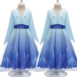 Die Eiskonigin Elsa Anna Prinzessin Halloween Kostume Madchen Party Kleider