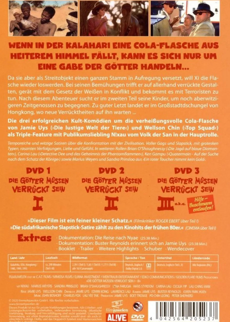 Die Götter müssen verrückt sein 1-3 (Triple Feature) - Fernseh