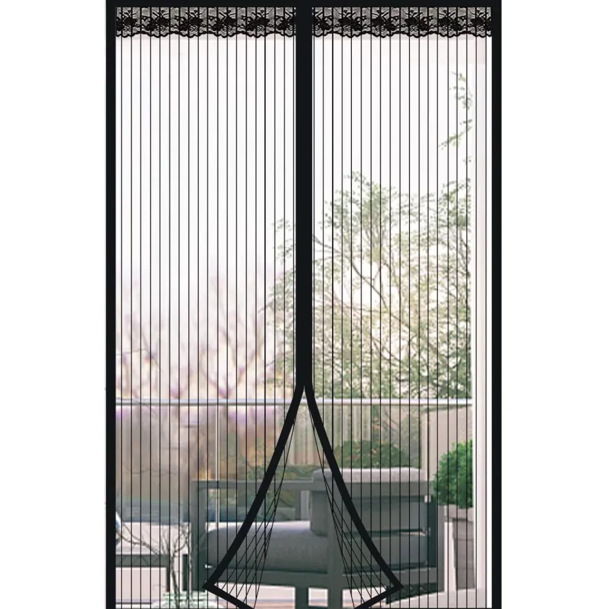 DIKER Fliegengitter Magnet Tür 100x200cm für Balkontür ohne Bohren