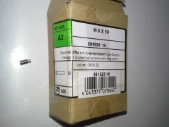 DIN 915 ISO 4028 Gewindestift m. Zapfen, Madenschrauben A2 M 5x10 mit Innensechskant