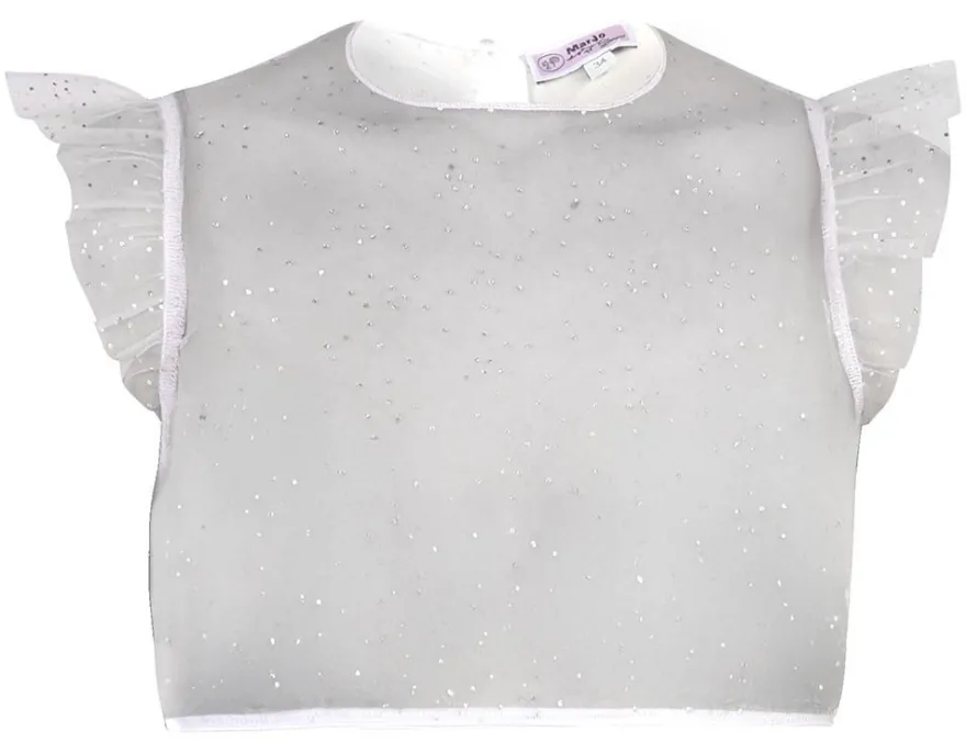 Dirndlbluse Mitterbach lichtgrau