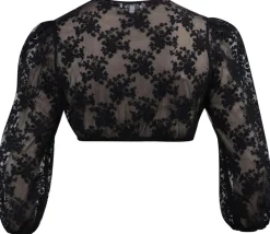 Dirndlbluse Teilheim schwarz