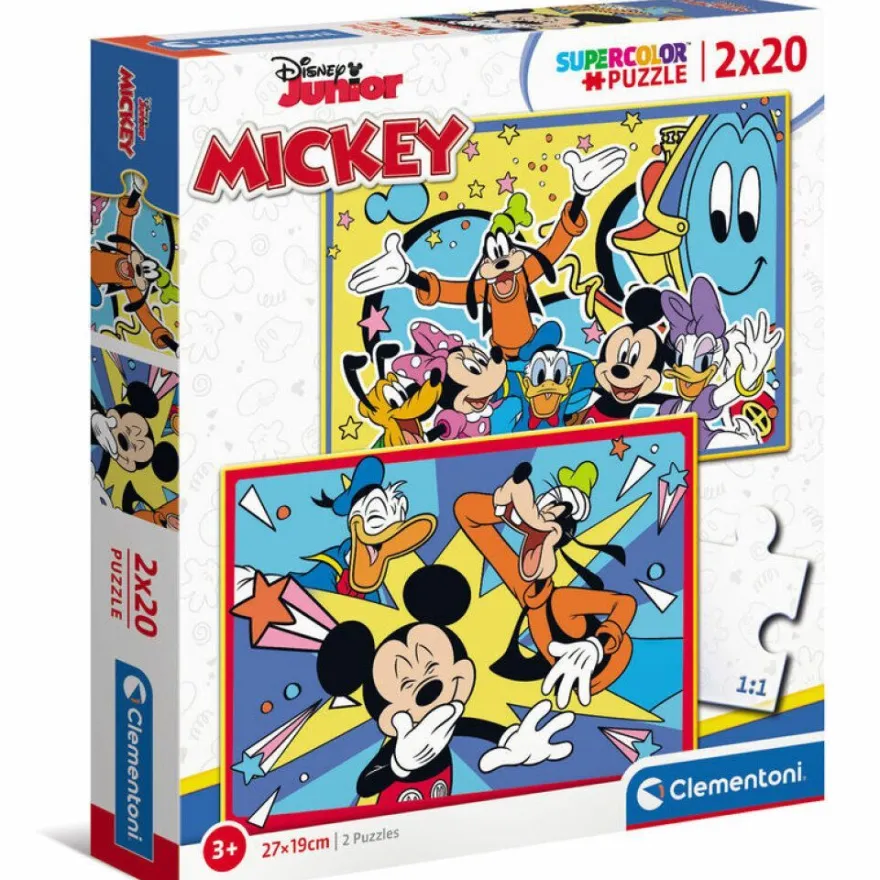 Disney Mickey-Puzzle 2x20Stück