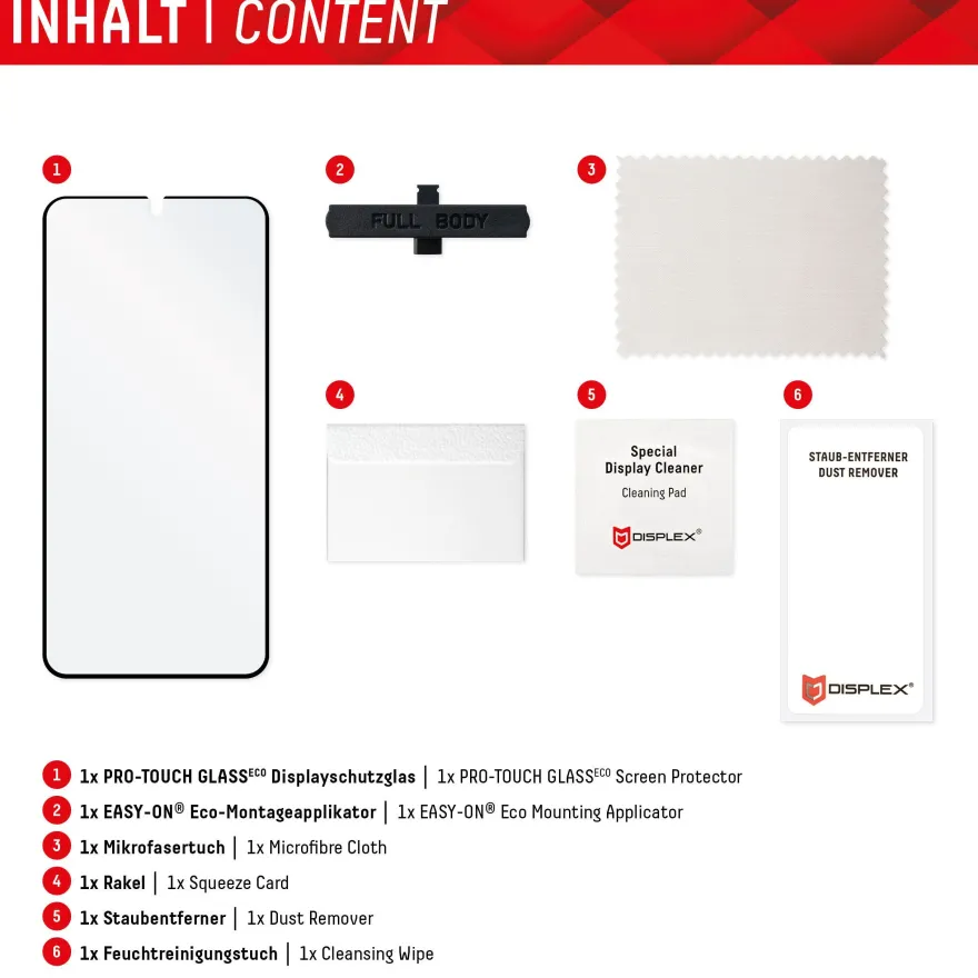 Displex ProTouch Panzerfolie Eco Samsung S22/S23