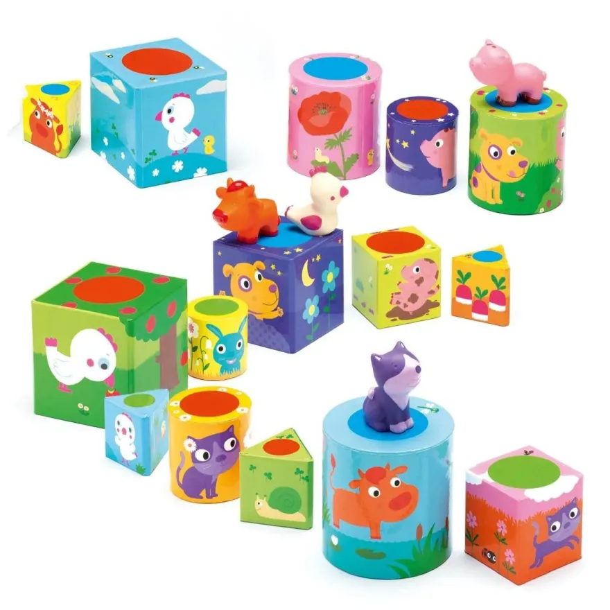 Djeco Ludanimo 3-in-1 Spiel für Kinder ab 3
