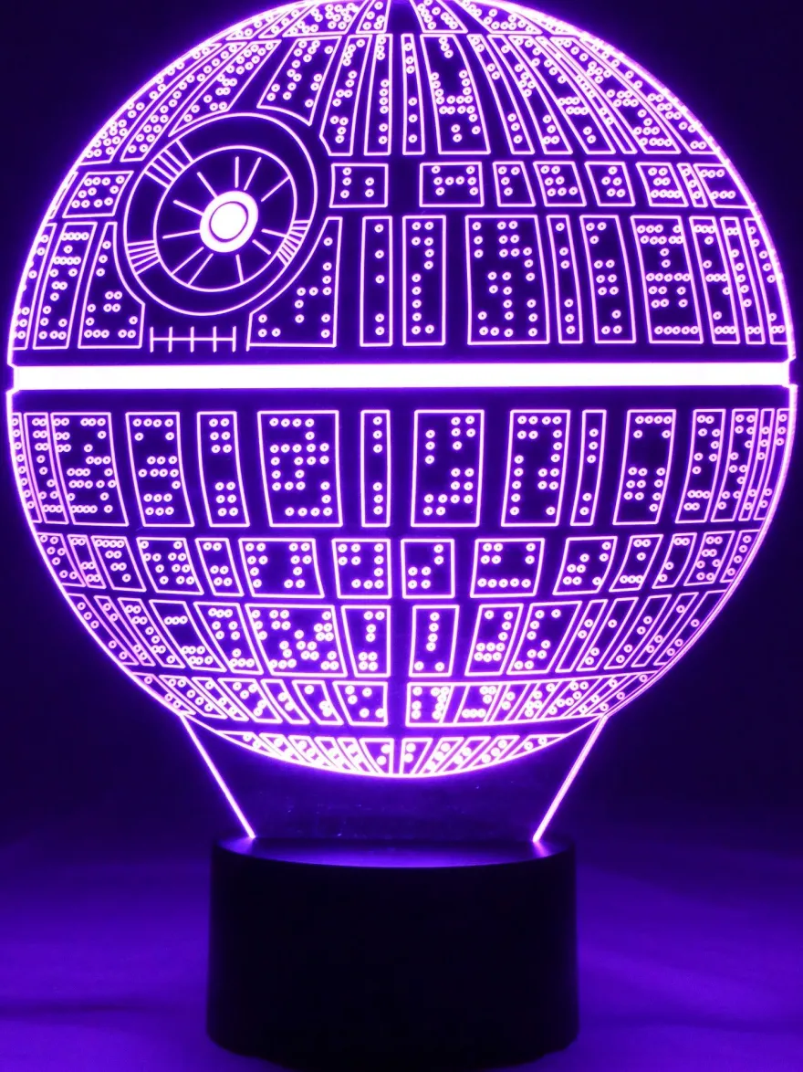 3D LED-Lampe Planet Weltraum Tischlampe Wohnlicht Tischleuchte Kinderzimmerlampe