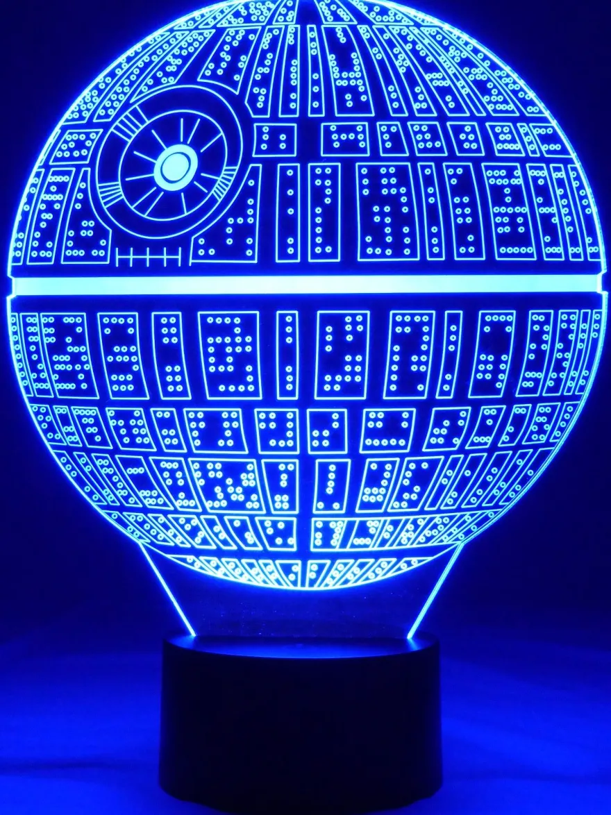 3D LED-Lampe Planet Weltraum Tischlampe Wohnlicht Tischleuchte Kinderzimmerlampe