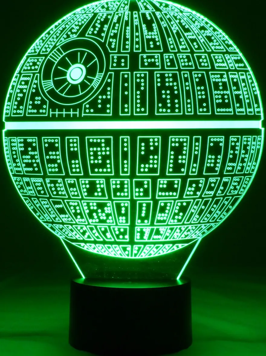 3D LED-Lampe Planet Weltraum Tischlampe Wohnlicht Tischleuchte Kinderzimmerlampe