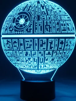 3D LED-Lampe Planet Weltraum Tischlampe Wohnlicht Tischleuchte Kinderzimmerlampe