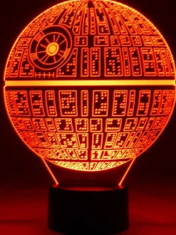 3D LED-Lampe Planet Weltraum Tischlampe Wohnlicht Tischleuchte Kinderzimmerlampe