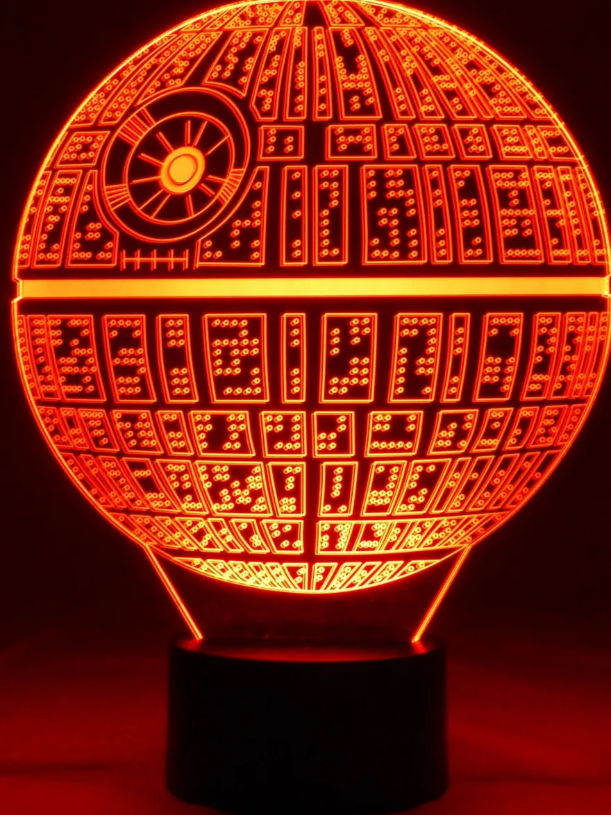 3D LED-Lampe Planet Weltraum Tischlampe Wohnlicht Tischleuchte Kinderzimmerlampe