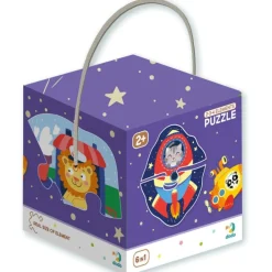 DODO Puzzle Tiere und Transport 6in1 (2,3,4 Teile)