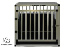 Doghead Hundetransportbox Alu 70x75x63 Eco Neu Hundebox Hundekäfig Transportbox Auto