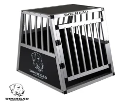 Doghead Hundetransportbox Alu 55x65x55 Eco Neu Hundebox Hundekäfig Transportbox Auto