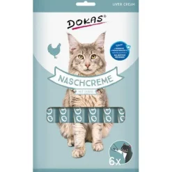 Dokas Cat Snack Nasch-Creme mit Leber