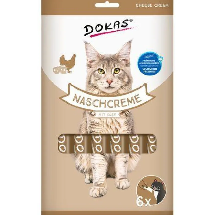 Dokas Cat Snack Nasch-Creme mit Käse 1 Stück
