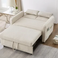 Dolamaní 2-Sitzer Klappsofa mit Schlaffunktion und verstellbarer Rückenlehne