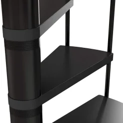 Dolle Spindeltreppe Calgary Anthrazit 244,8-280,8cm Geschosshoehe Ø120cm