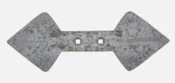 Doppelherzschar Lochabstand 45 mm Breite: 180mm gehärtet Bodenbearbeitung ?TOP?