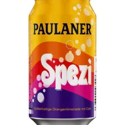 24 Dosen a 0,33L Paulaner Spezi Cola Orange Mix Orginal inc Einweg-Pfand
