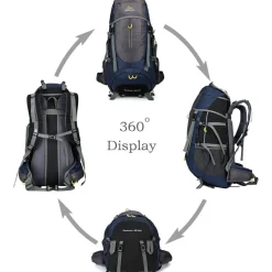 Doshwin 70L Trekkingrucksack Campingrucksack Reiserucksack Wanderrucksack Damen