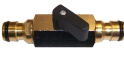 Dosierhahn, Absperrhahn, Kugelhahn, beidseitig Stecker System Gardena, 7035.143