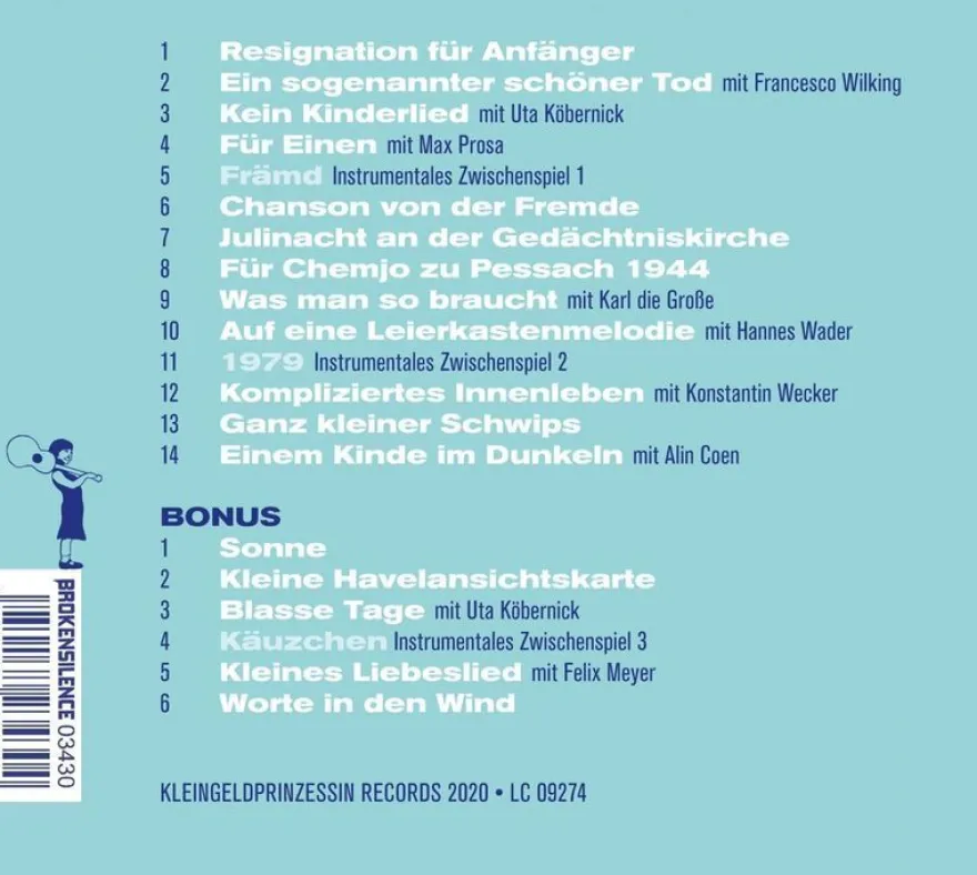 Dota: Kaléko (+ Bonus CD) - Kleingeldprinzessin - (CD / K)