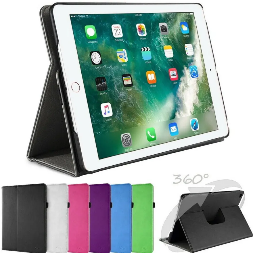 doupi 360 drehbar Deluxe Schutzhülle iPad Pro 9.7 Smart Leder Cover Case Tasche Folie