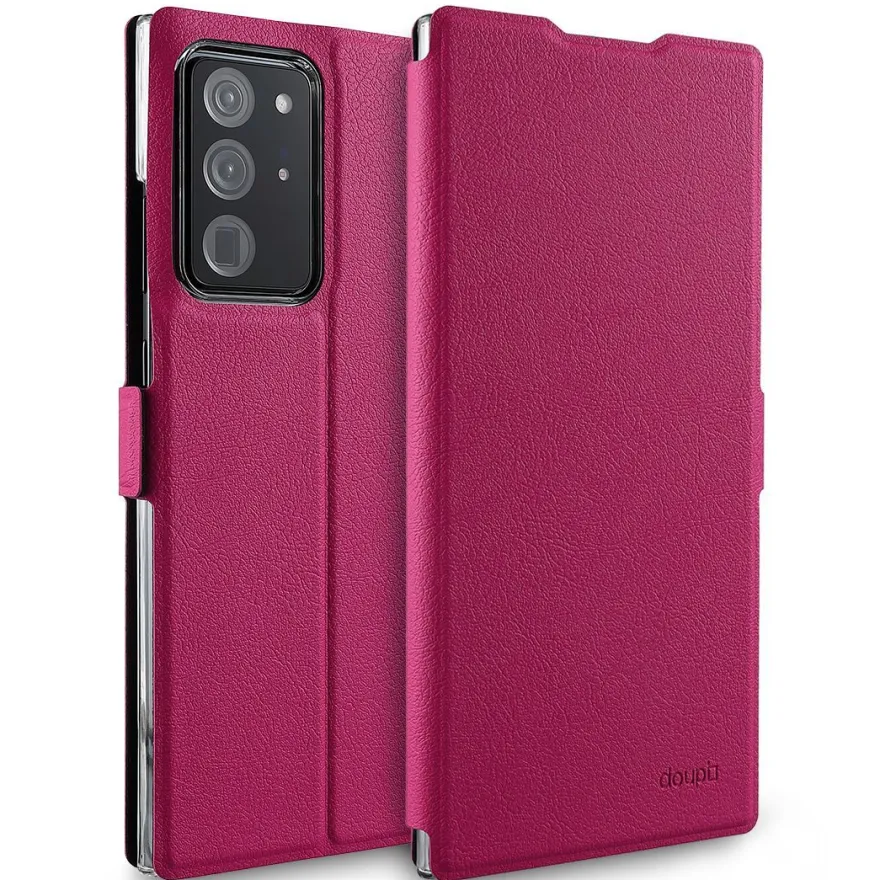 doupi Flip Case Samsung Note 20 Ultra Magnet Cover Aufstellbar Ständer Schutz Hülle
