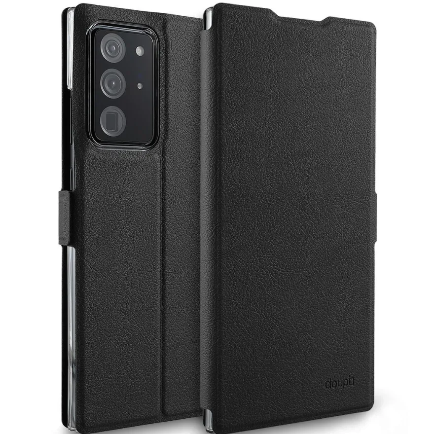 doupi Flip Case Samsung Note 20 Ultra Magnet Cover Aufstellbar Ständer Schutz Hülle