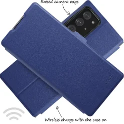 doupi Flip Case Samsung Note 20 Ultra Magnet Cover Aufstellbar Ständer Schutz Hülle
